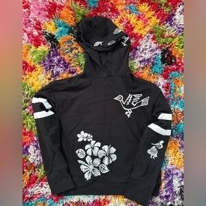 NSF Black and White Graphic Hoodie for Kids